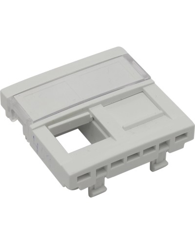 Вставка для 2-х модулей под RJ-45 кат.5e UTP, белая (45971 SBR): Вставка для 2-х модулей в Томске