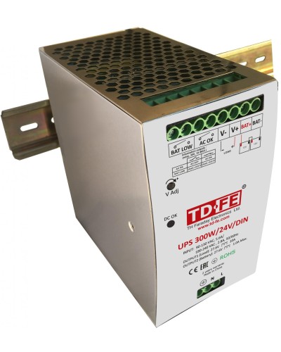 UPS 300W/24V/DIN. Источник вторичного электропитания резервированный. FARADAY в Томске