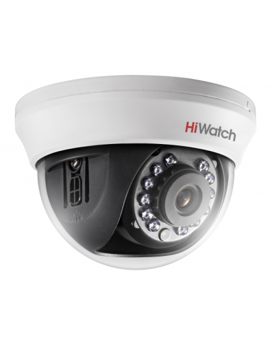 DS-T591(C) (2.8 mm). Бюджетная видеокамера мультиформатная купольная. HiWatch в Томске