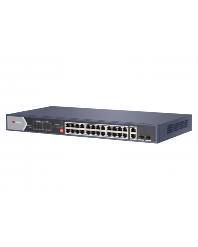 DS-3E0528HP-E. Коммутатор с питанием POE. Hikvision в Томске