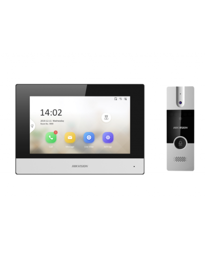 DS-KIS302-P. Комплект IP видеодомофона. Hikvision в Томске