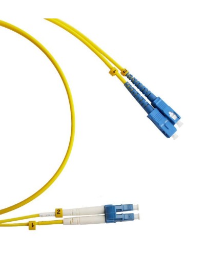 FC-D2-9-LC/UR-SC/UR-H-3M-LSZH-YL. Патч-корд волоконно-оптический LC/UPC-SC/UPC. Hyperline в Томске
