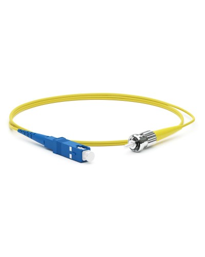 FC-S2-9-SC/UR-ST/UR-H-1M-LSZH-YL. Патч-корд волоконно-оптический одномодовый. Hyperline в Томске
