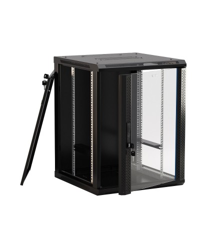 TWB-0445-GP-RAL9004. Шкаф телекоммуникационный 19 настенный 4U. Hyperline в Томске