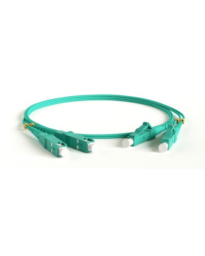 FC-D2-503-LC/PR-SC/PR-H-2M-LSZH-AQ. Патч-корд волоконно-оптический многомодовый. Hyperline в Томске