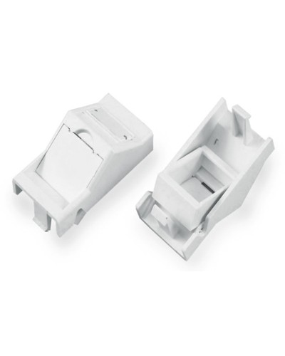 SIP2A-1K-M45-22.5. Вставка угловая 45x22.5 (аналог Mosaic) для 1 модуля формата Keystone Jack. Hyperline в Томске