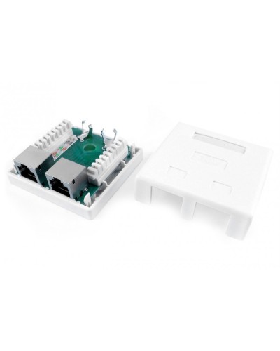 SB1-2-8P8C-C6-SH-WH. Розетка RJ-45. Hyperline в Томске