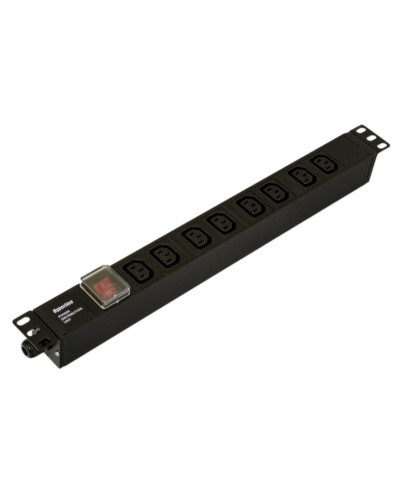 SHE19-8IEC-S-CB. Блок розеток 19. Hyperline в Томске