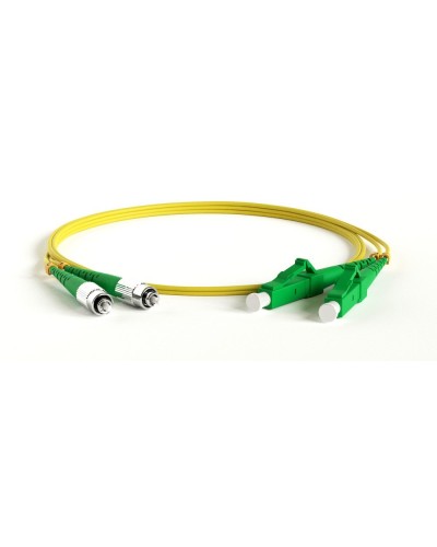 FC-D2-9-FC/AR-LC/AR-H-1M-LSZH-YL. Патч-корд волоконно-оптический FC-LC. Hyperline в Томске