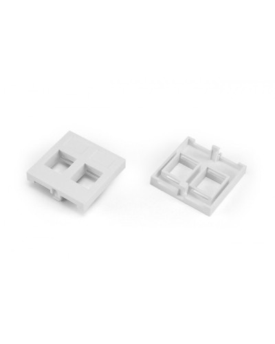 SIP2-2N-M45-45. Вставка 45x45 (аналог Mosaic) для 2х модулей формата Keystone Jack. Hyperline в Томске