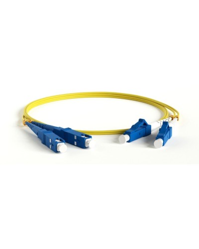 FC-D2-9-LC/AR-SC/AR-H-3M-LSZH-YL. Патч-корд волоконно-оптический LC-SC. Hyperline в Томске