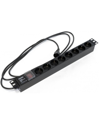 SHE19-8SH-S-2.5IEC. Блок розеток 19. Hyperline в Томске