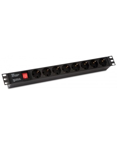 SHE19-8SH-S-IEC. Блок розеток 19. Hyperline в Томске