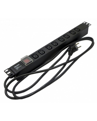SHE19-8IEC-S-2.5EU. Блок розеток 19. Hyperline в Томске