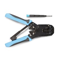 HT-2008AR. Инструмент обжимной для RJ-45, RJ-12, RJ-11. Hyperline