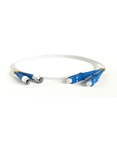 FC-D2-9A1-FC/UR-SC/UR-H-1M-LSZH-WH. Патч-корд волоконно-оптический SC-FC. Hyperline в Томске