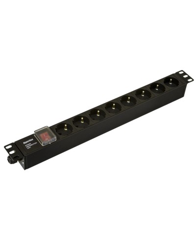 SHE19-8SH-S-CB. Блок розеток 19. Hyperline в Томске