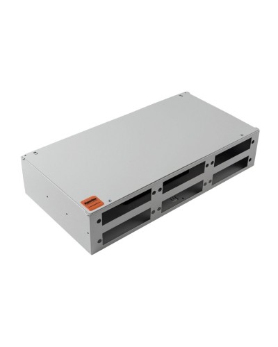 FO-19R-2U-6xSLT-W140H42-48UN-GY. Кросс оптический 19. Hyperline в Томске