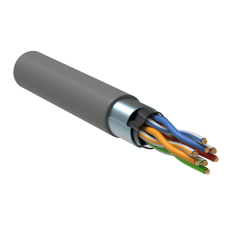 GENERICA F/UTP кат. 5E 100МГц 4 пары PVC INDOOR серый (BC1-C5E04-311-305-G). Кабель «витая пара» (LAN) для структурированных систем связи. IEK