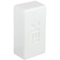 Заглушка 12х12 белая ELECOR (4 шт) (CKMP10D-Z-012-012-K01-R). Заглушка для кабель-канала. IEK