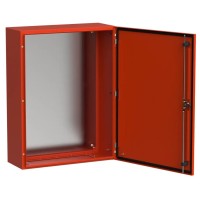 ЩМП-80.60.25 УХЛ1 IP66 RAL3020 TITAN 5 (TI5-13-N-080-060-025-66). Корпус металлический с монтажной платой. IEK