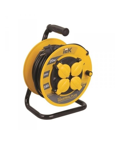 УК40 4 места, 40м (WKP15-16-04-40-44). Удлинитель на катушке Industrial plus. IEK в Томске