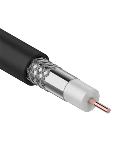 GENERICA RG59 CCS 75Ом FPE PVC белый (CC1-R5F1-111-100-G). Кабель коаксиальный омедненный. IEK в Томске