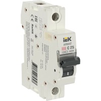 M06N 1P C 25А 6кА ARMAT (AR-M06N-1-C025). Автоматический выключатель. IEK