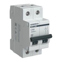 GENERICA ВА47-29М 2P C 50А 4,5кА (MVA21-2-050-C-G). Автоматический выключатель. IEK