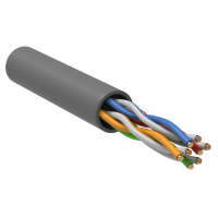 GENERICA U/UTP кат. 5E 100МГц 4 пары PVC INDOOR серый (BC1-C5E04-111-305-G). Кабель «витая пара» (LAN) для структурированных систем связи. IEK