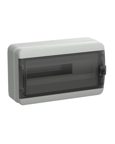 Корпус пластиковый КМПн-18 IP65 TEKFOR (TF5-KP72-N-18-65-K03-K02). Корпус модульный пластиковый черная прозрачная дверь. IEK в Томске