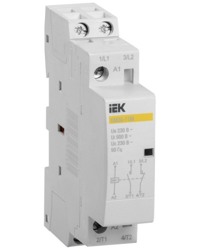 Контактор модульный КМ20-11M AC (MKK11-20-11). Контактор модульный. IEK в Томске