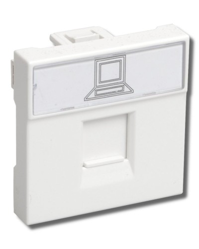 РКИ-20-00-П RJ-45 UTP белая (CKK-40D-RI2-K01). Розетка информационная 2 модуля ПРАЙМЕР. IEK в Томске