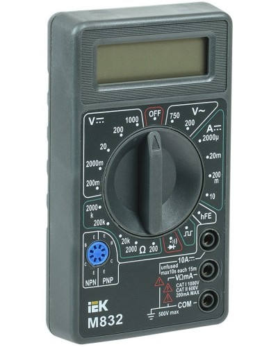 Мультиметр цифровой Universal M832 (TMD-2S-832). Мультиметр цифровой. IEK в Томске
