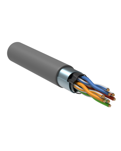 GENERICA F/UTP кат.5E 24AWG 4 пары LSZH серый (BC1-C5E04-321-305-R-G). Кабель «витая пара» (LAN) для структурированных систем связи. IEK в Томске