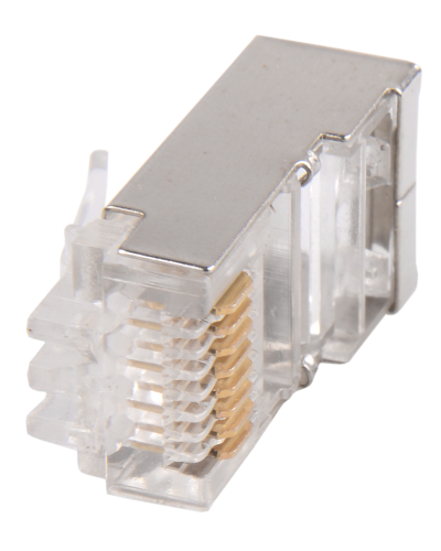 GENERICA Разъём RJ-45 FTP для кабеля кат. 5Е (20 шт) (CS3-1C5EF-G). Разъем RJ-45. IEK в Томске
