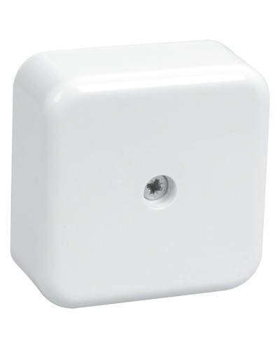 Коробка распаячная КМ41206-01 50х50х20 открытой проводки (4 клеммы 3 мм²) белая (UKO10-050-050-020-K01). Коробка распаячная безгалогенная (HF). IEK в Томске
