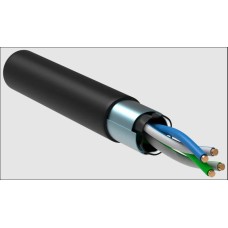 GENERICA U/UTP 5E 24AWG 2PR LDPE черный (BC3-C5E02-139-305-R-G). Кабель «витая пара» (LAN) для структурированных систем связи. IEK