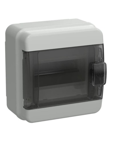 Корпус пластиковый КМПн-6 IP65 TEKFOR (TF5-KP72-N-06-65-K03-K02). Корпус модульный пластиковый черная прозрачная дверь. IEK в Томске