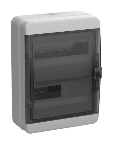 Корпус пластиковый КМПн-24 IP65 TEKFOR (TF5-KP72-N-24-65-K03-K02). Корпус модульный пластиковый черная прозрачная дверь. IEK в Томске