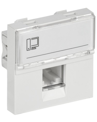 Розетка RJ45 кат.6 PRIMER РКИ-20-00-П-6 белый IEK (PR-KK40D-RI-0-2-1C06U-K01). Розетка RJ-45. IEK в Томске