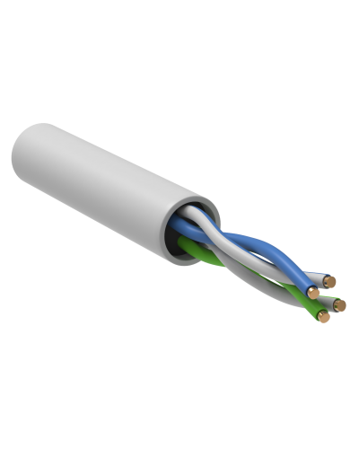 GENERICA U/UTP кат. 5E 24AWG 2 пары LSZH INDOOR белый (BC1-C5E02-128-305-G). Кабель «витая пара» (LAN) для структурированных систем связи. IEK в Томске