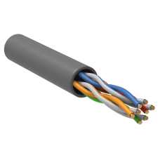 GENERICA U/UTP кат.5E 24AWG 4 пары PVC серый (BC1-C5E04-111-305-R-G). Кабель «витая пара» (LAN) для структурированных систем связи. IEK