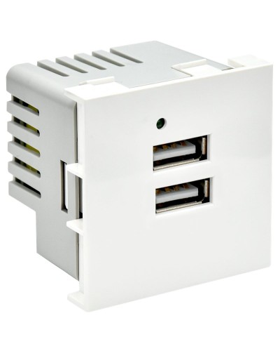Розетка USB A+A 4,2А PRIMER РКЮ-23-40-П белый IEK PR-KK40D-RU-0-2-AA-K01). Розетка USB. IEK в Томске