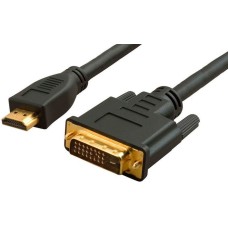 WH-141(15m). Кабель HDMI 2.0, А (вилка)- DVI-D (24+1) (вилка). LAZSO