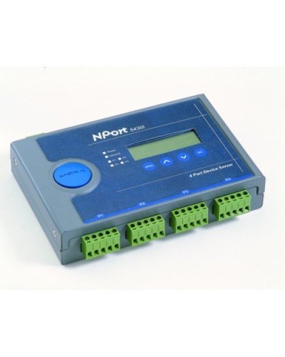 NPort 5430I. 4-портовый асинхронный сервер. MOXA в Томске