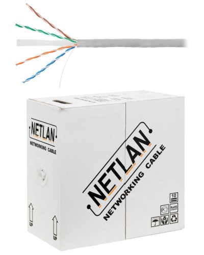 U/UTP 4pair, Cat6, Solid, In, PVC (EC-UU004-6-PVC-GY). Кабель «витая пара» (LAN) для структурированных систем связи. NETLAN в Томске