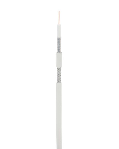 RG-6 CCS, In, PVC (EC-C2-32123A-WT-3). Кабель коаксиальный омедненный. NETLAN в Томске
