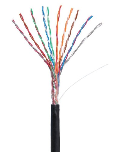 U/UTP 10pair, Cat5, Out, PE (EC-UU010-5-PE-BK-3). Кабель «витая пара» (LAN) для структурированных систем связи. NETLAN в Томске