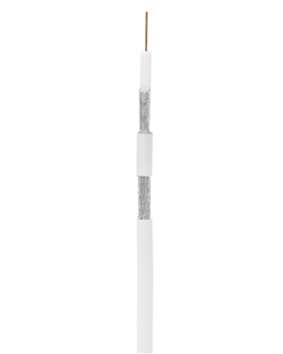 RG-6 CCS, In, PVC (UEC-C2-32123A-WT-1). Кабель коаксиальный омедненный. NETLAN в Томске